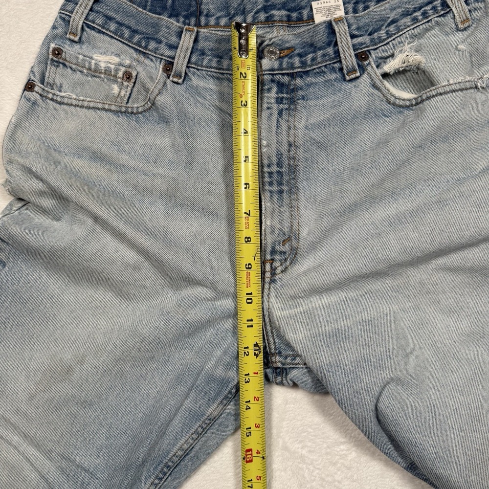 Levis Jeans Mens 36x30 Blue Relaxed Fit Straight Leg Vintage Flaws - Picture 16 of 16